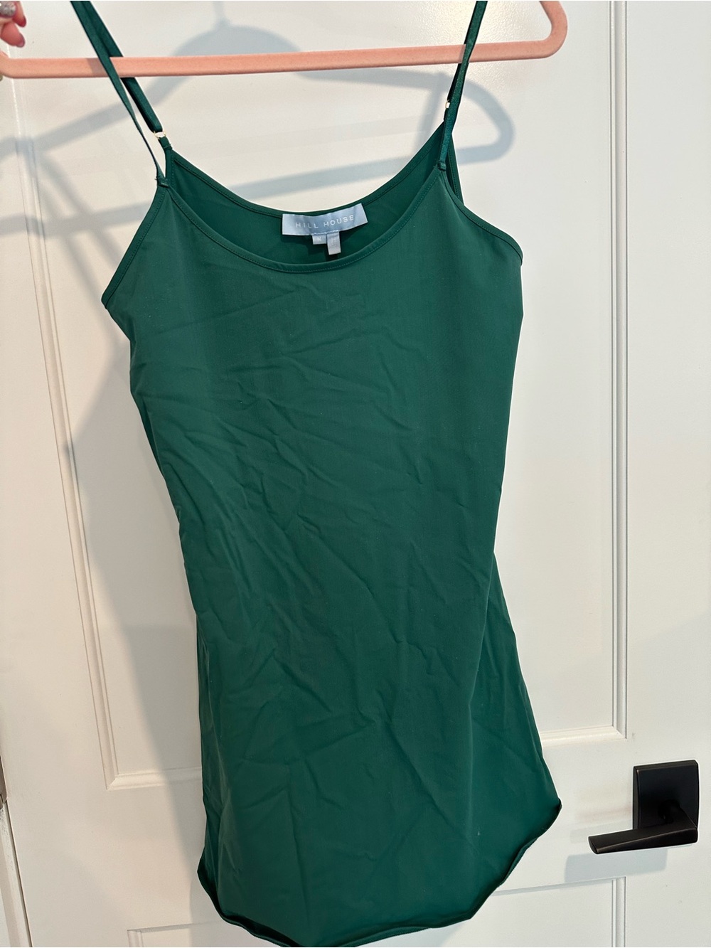 Hill House Slip Forest Green Medium Adjustable-Strap Tank Slip for Nap Dress
